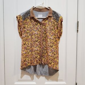 2 for 12$👈Dolan Short Sleeve Blouse